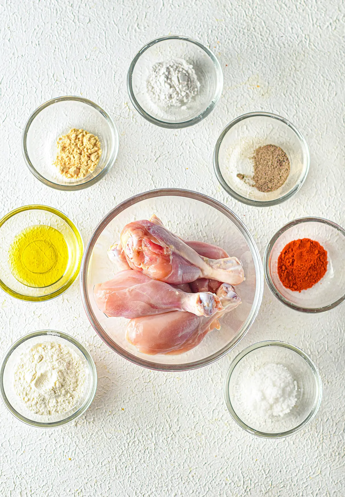 Ingredients for Airfryer Chicken Drumsticks