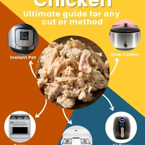 How to make shredded chicken - multiple ways and cuts