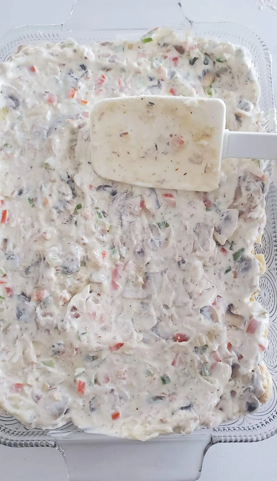stir the rice and sauce mixture together