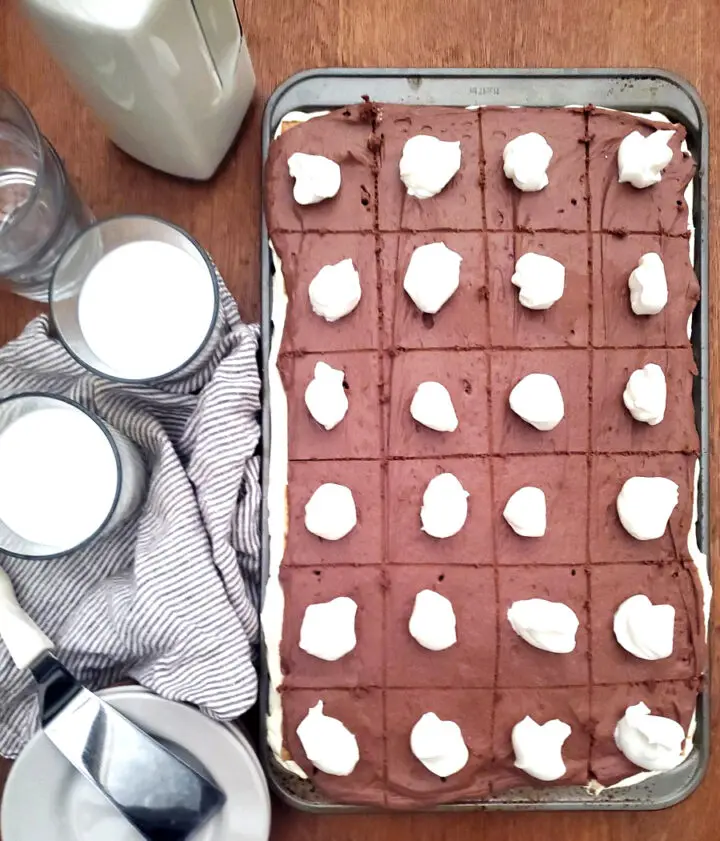 chocolate eclair bars with milk