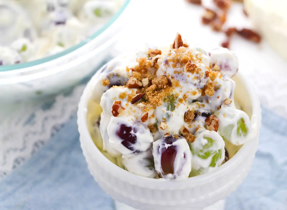 Creamy Grape Salad.