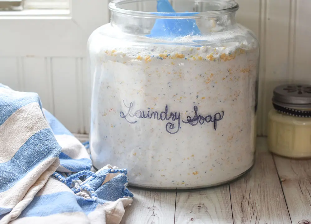 Homemade laundry soap recipe