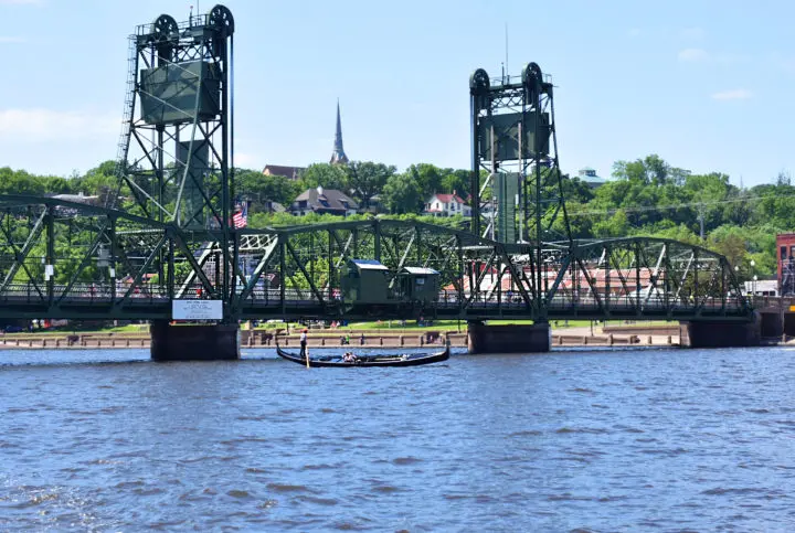 Stillwater lift bridge and gondola