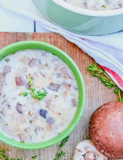 homemade cream of mushroom soup