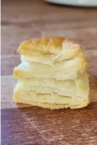 cross section of puff pastry