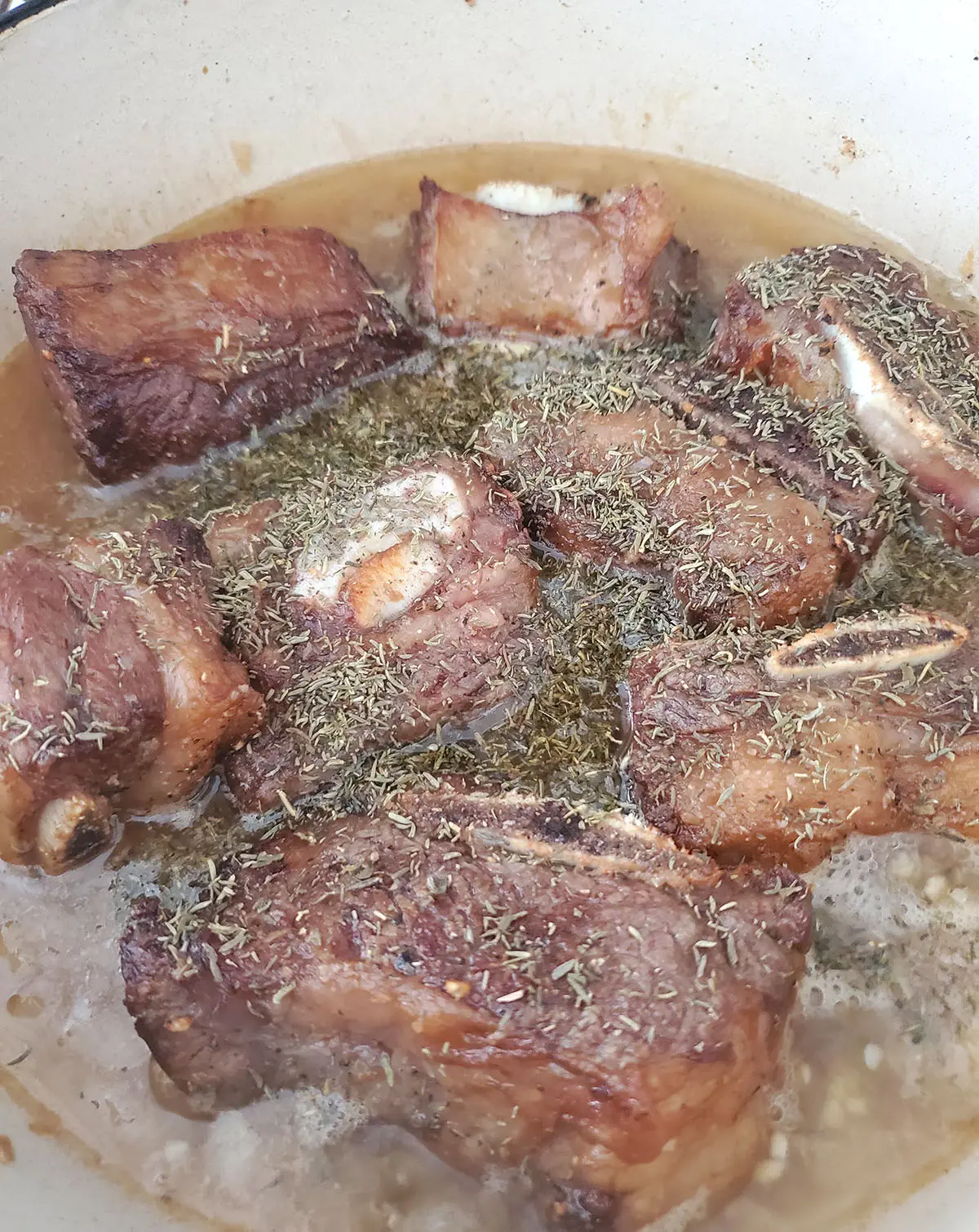 short ribs about to go into the oven