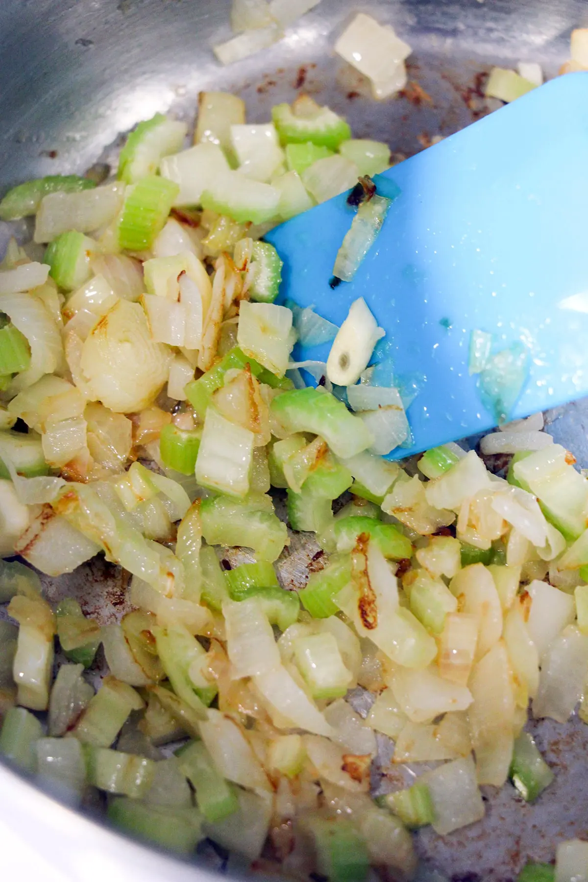 Making tuna noodle casserole