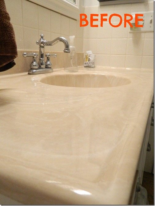 Painting a sink | an easy tutorial