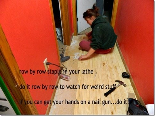 NellieBellie: diy lath floor tutorial. create this darling floor for cheap cheap cheap!