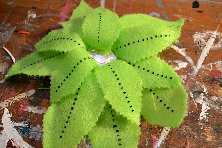 How to make a felt plant craft tutorial