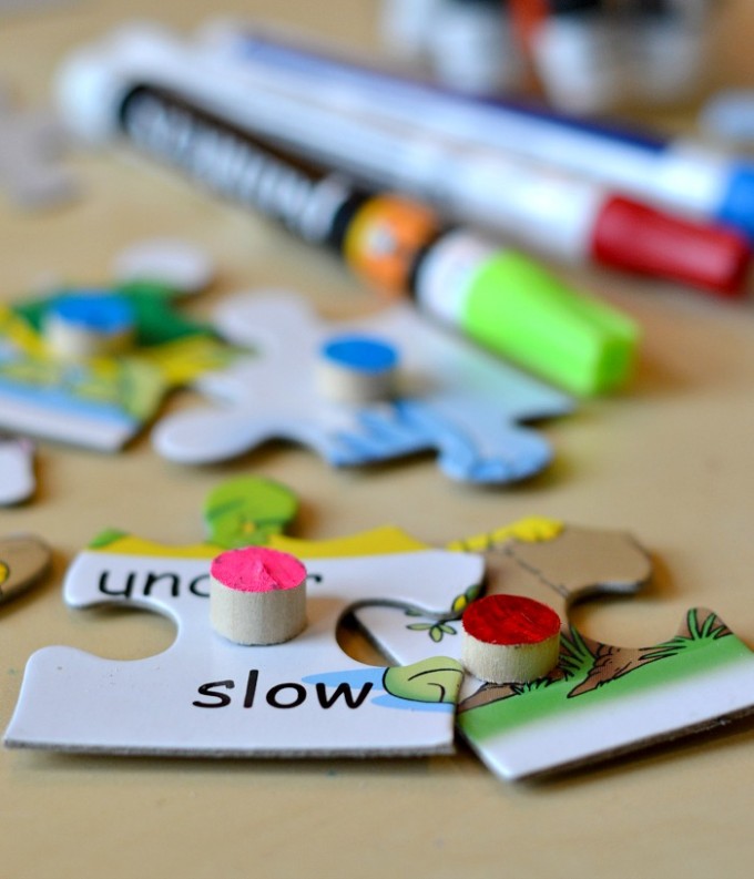 Puzzle Piece a tutorial from NellieBellie