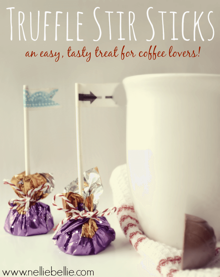 how to make chocolate stir-sticks (w/free printable)