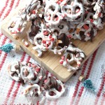 Peppermint Chocolate Covered Pretzels