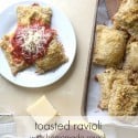 semi-homemade toasted ravioli