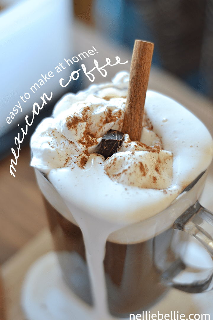 Make a Mexican Coffee at home! Easy to make and delicious!