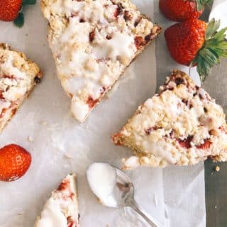 easy fresh strawberry scones