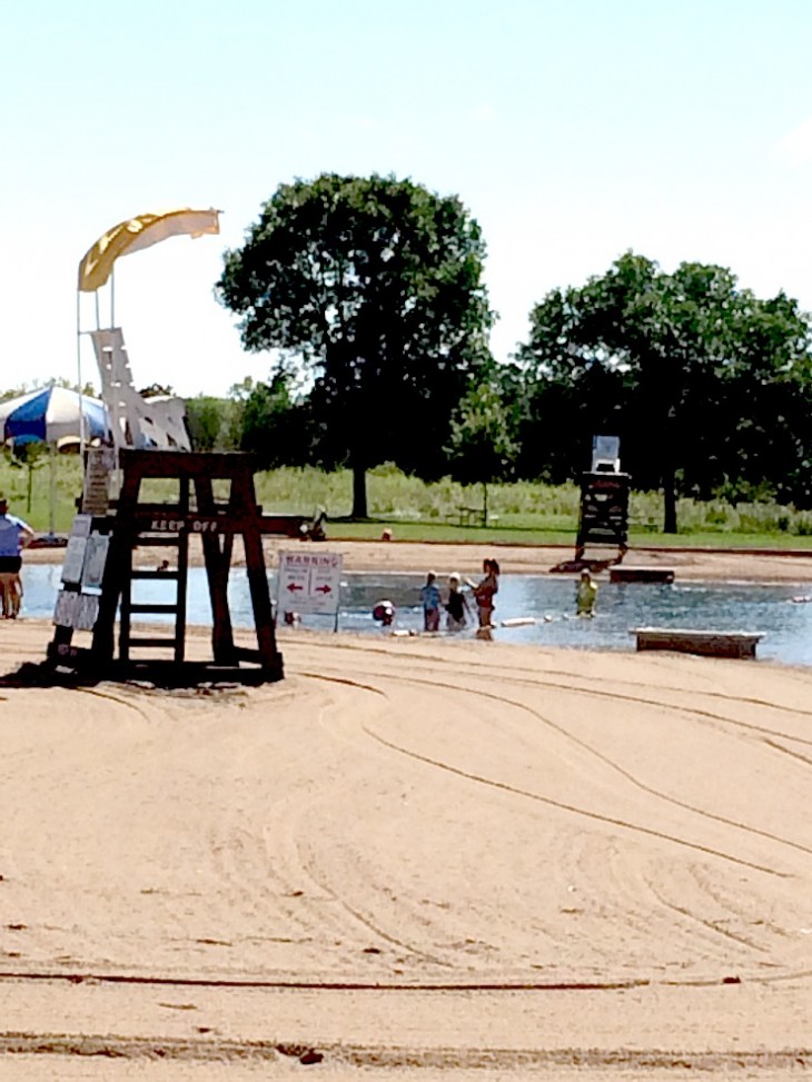 Lake Elmo Beach; a great place for families with small children