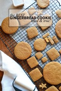 tried & true Gingerbread Cookie recipe. Cookies, gingerbread, holiday cookies, recipes. | nelliebellie.com | gingerbread cookies