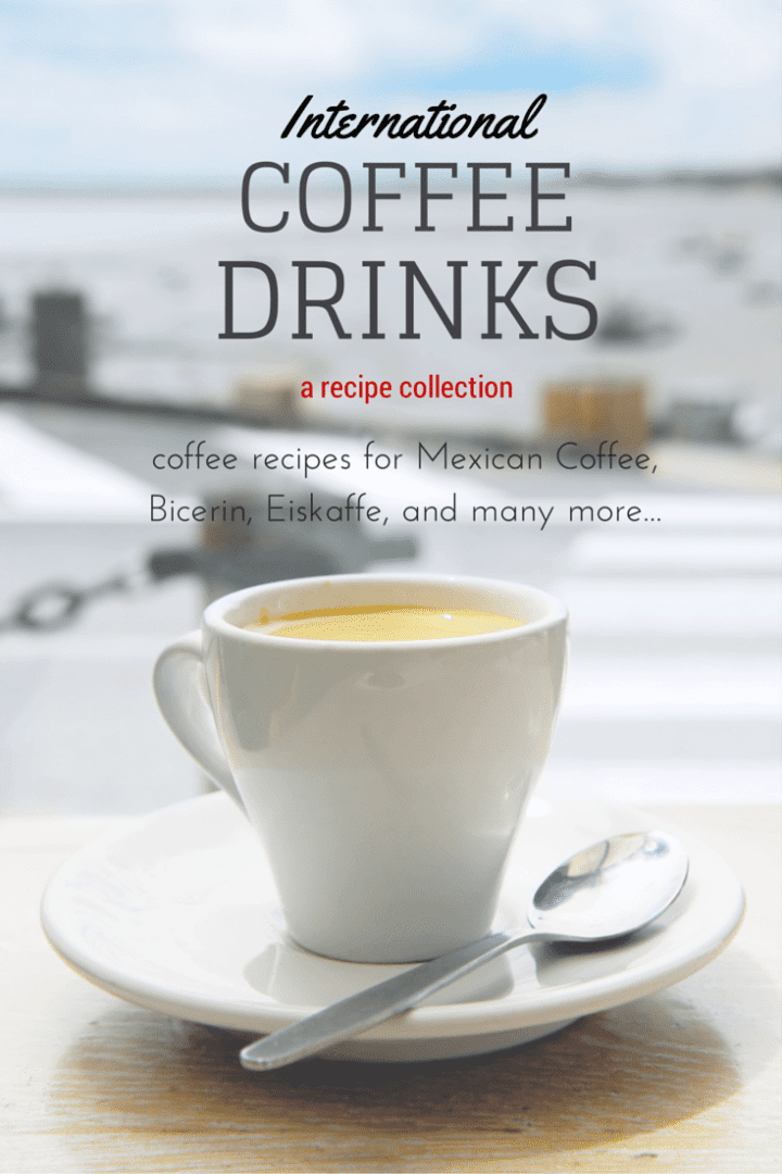 A collection of delicious international coffee drinks including full easy recipes. Yum! |nelliebellie.com