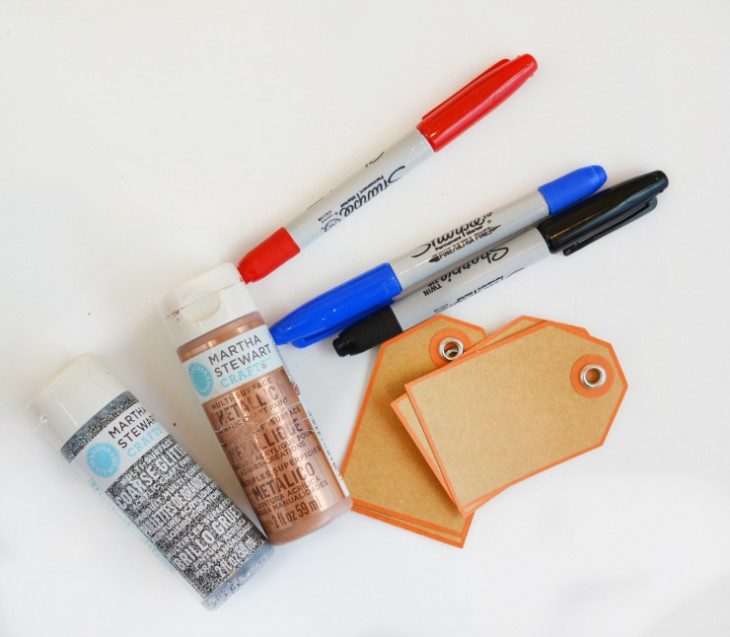 Thumbprint Christmas gift tags are a perfect way to include small children in the gift wrapping process. These are simple, easy and fun!