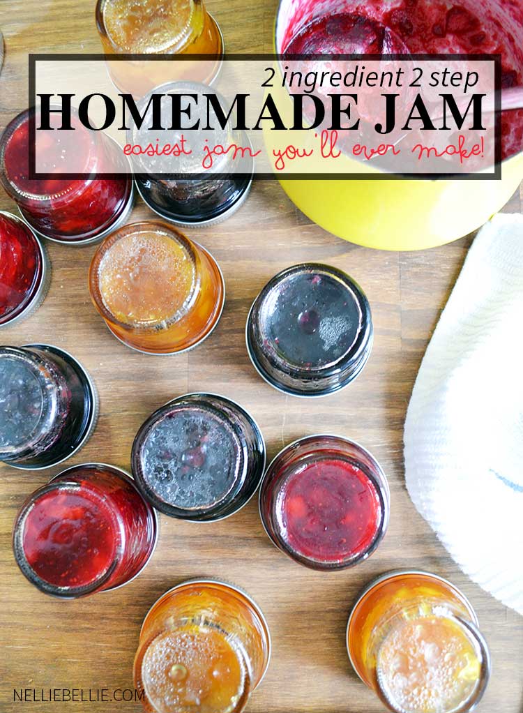 Homemade Jam without pectin a simple recipe from NellieBellie
