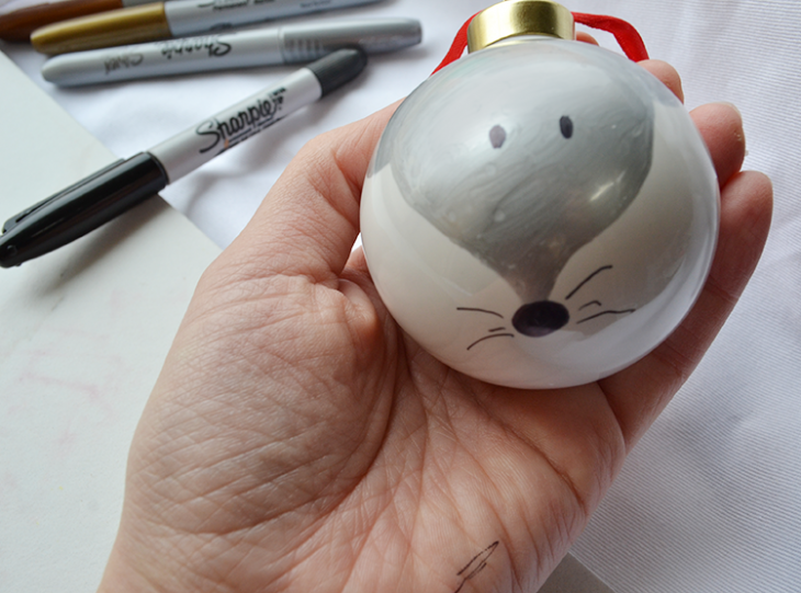 Sharpie ornaments 4 forest animal ornaments