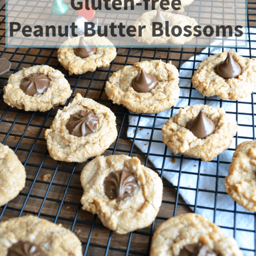 gluten-free peanut butter blossoms are simple and delicious. They have just a few ingredients, and are great for everyone.