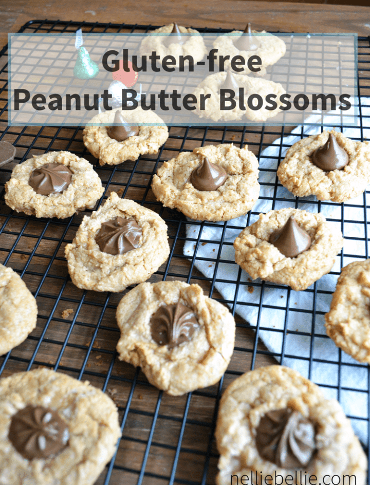 gluten-free peanut butter blossoms are simple and delicious. They have just a few ingredients, and are great for everyone.