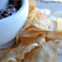 easy to make homeade rice chips. gluten-free, rice chips