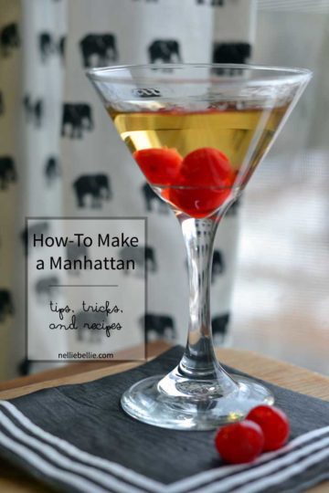 Manhattan Recipe and Old-fashioned Recipe | Nelliebellie cocktails