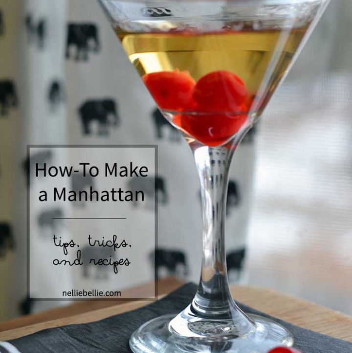 Manhattan Recipe and Oldfashioned Recipe Nelliebellie cocktails