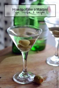 How to make a martini | basic martini recipe as well as tips, tricks, and variations to try.