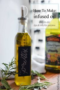 how to infuse oil with these simple steps. It's easy to do for anyone! Tips, tricks, and need to know info from nelliebellie.com