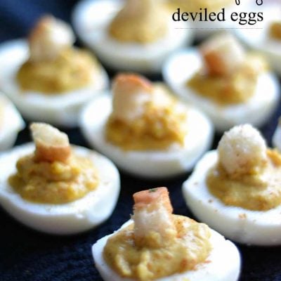 Spicy Deviled eggs an easy to make variation of the classic deviled egg.