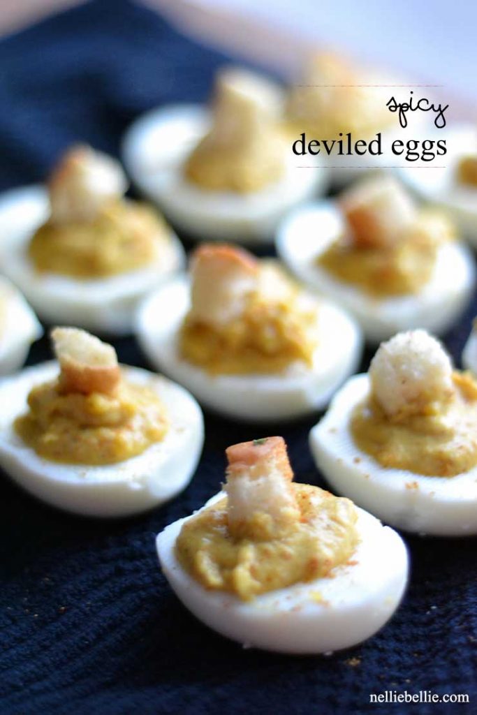 Easy Horseradish Deviled Eggs