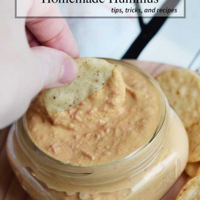 How to make homemade hummus basic recipe. healthy snack ideas