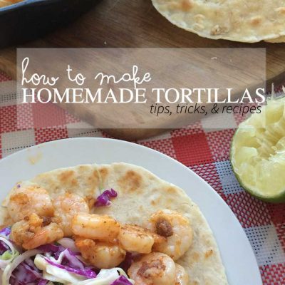 How to make homemade tortillas with tips, tricks, and recipes. From nelliebellie.com