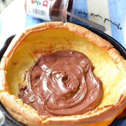 Oven pancakes are an easy and fast breakfast option. This is a great classic recipe!