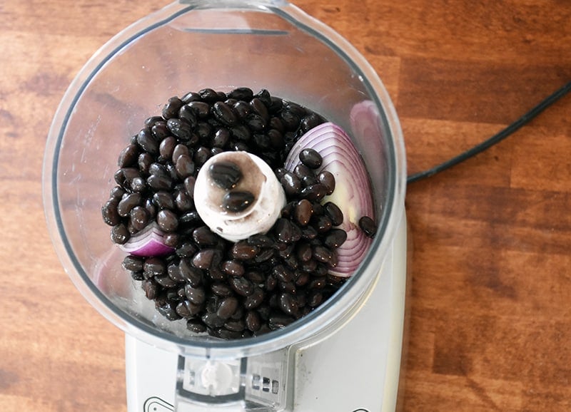 making an easy veggie burger recipe