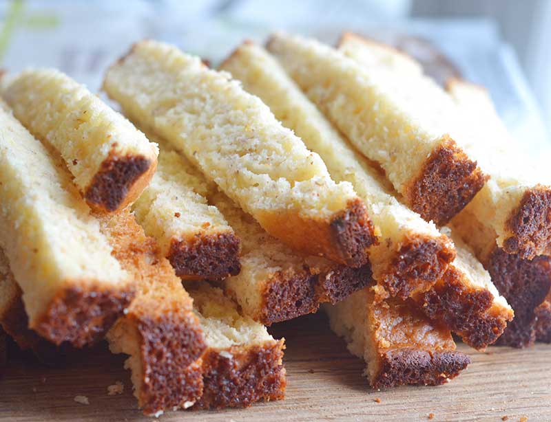 Banana Bread French Toast Sticks from NellieBellie