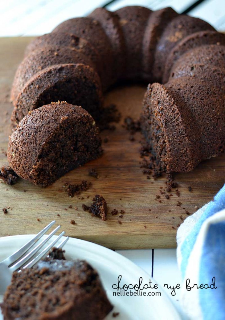 Double Chocolate Rye Bread recipe NellieBellie's Kitchen