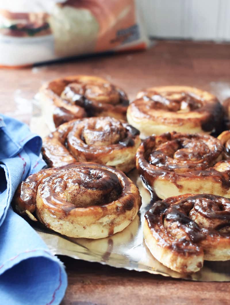 Cinnamon Rolls from Frozen Bread Dough