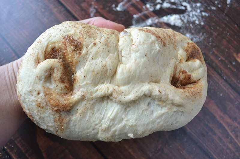 Almond Butter bread with cinnamon swirls a NellieBellie recipe