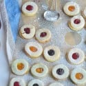 citrus linzer cookies