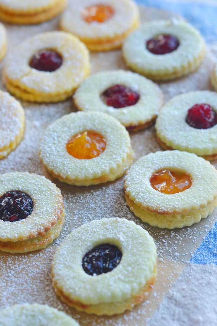Citrus Linzer Cookies recipe NellieBellie's kitchen