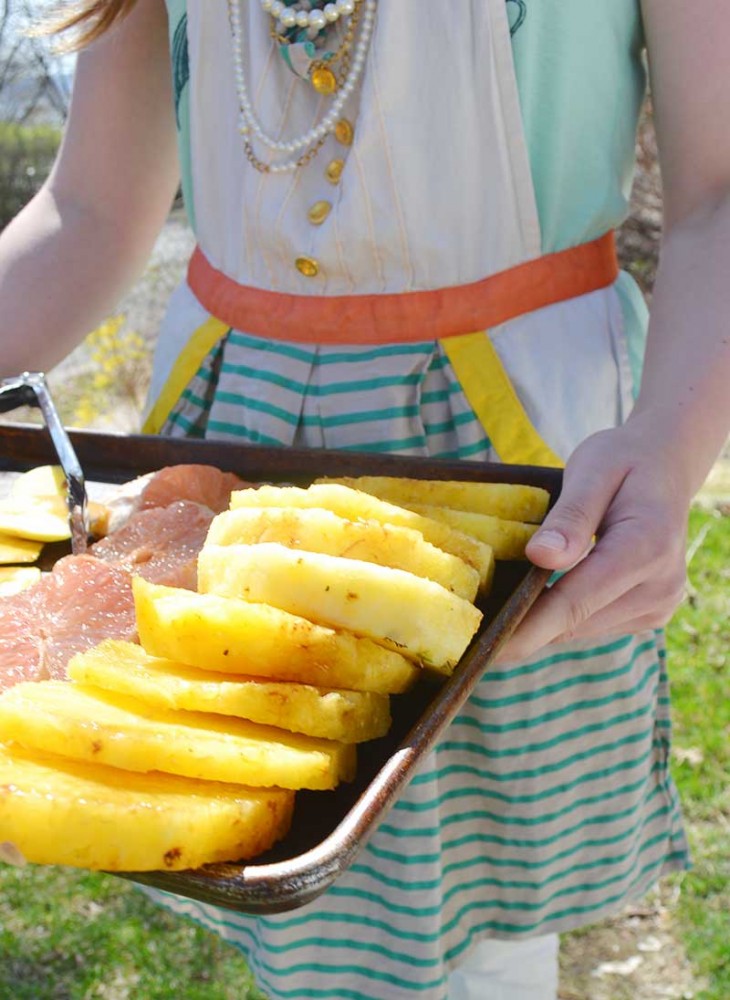 Grilled fruit & pound cake ⋆ NellieBellie