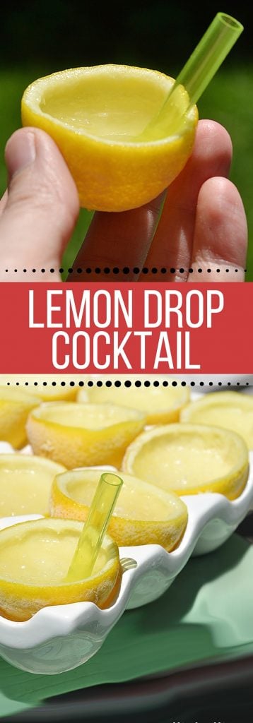 A Lemon Drop Recipe. A bright and refreshing cocktail for the summer! We put ours in the lemon for an extra special, delicious touch. So easy to make!