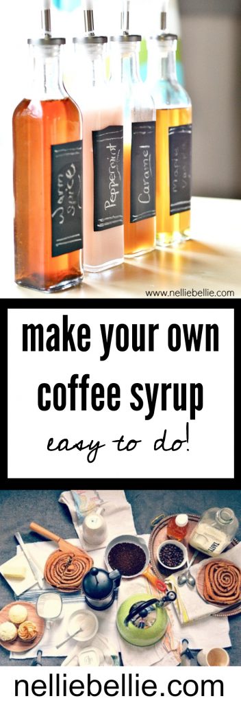 Homemade Flavored Coffee Syrups | easy and delicious recipes!