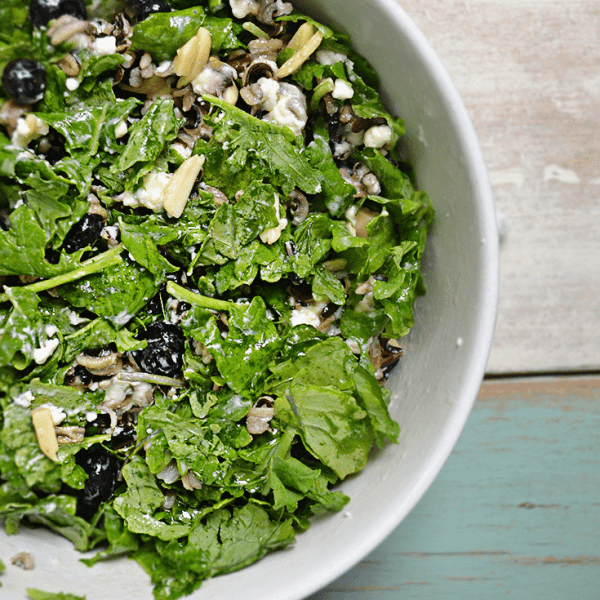 Kale wild rice Salad ad Easy chicken noodle soup recipe NellieBellie t