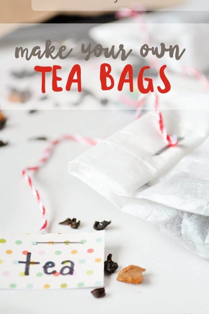 make your own tea bags | how to make tea bags | diy tea bags